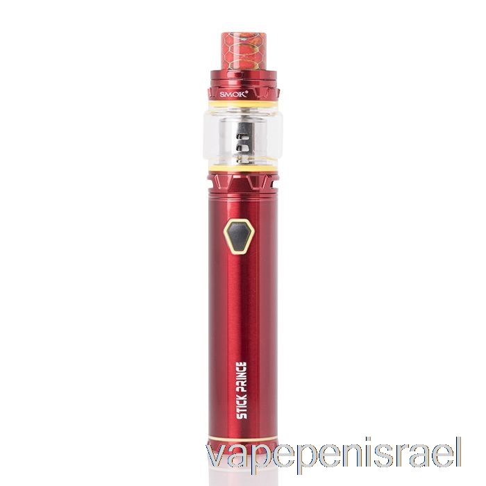 ערכה חד פעמית Vape Israel Smok Stick Prince - Tfv12 Prince Red בסגנון עט